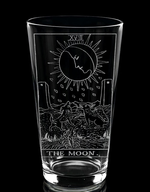 Load image into Gallery viewer, RIDER-WAITE TAROT CARD Pint Glasses by LumEngrave

