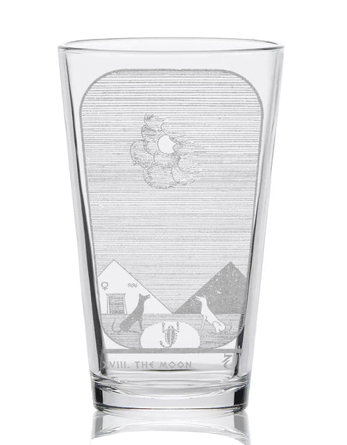 Load image into Gallery viewer, EGYPTIAN TAROT CARD Pint Glasses by LumEngrave
