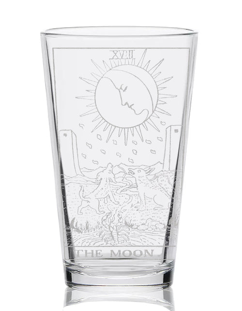 Load image into Gallery viewer, RIDER-WAITE TAROT CARD Pint Glasses by LumEngrave
