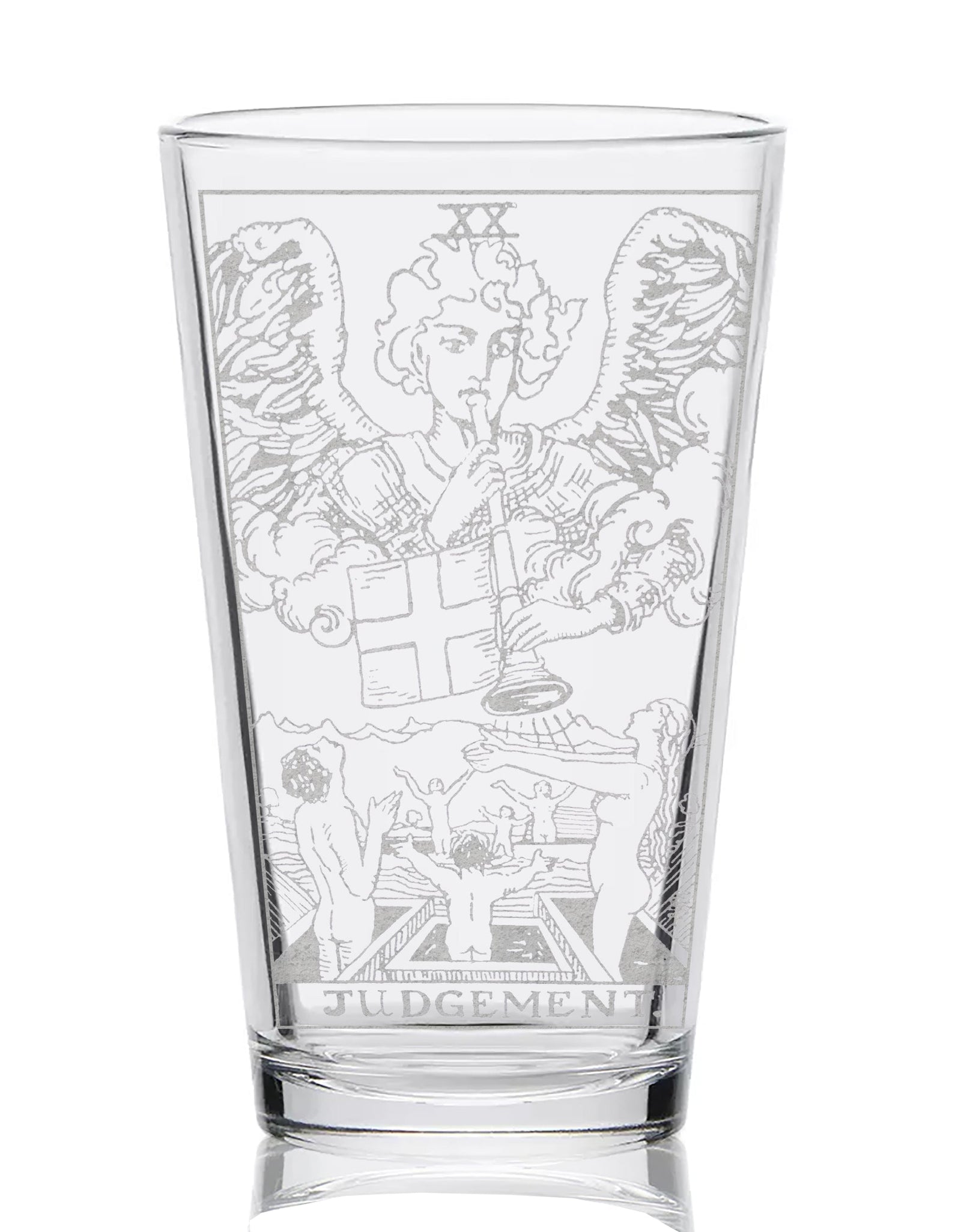 RIDER-WAITE TAROT CARD Pint Glasses by LumEngrave