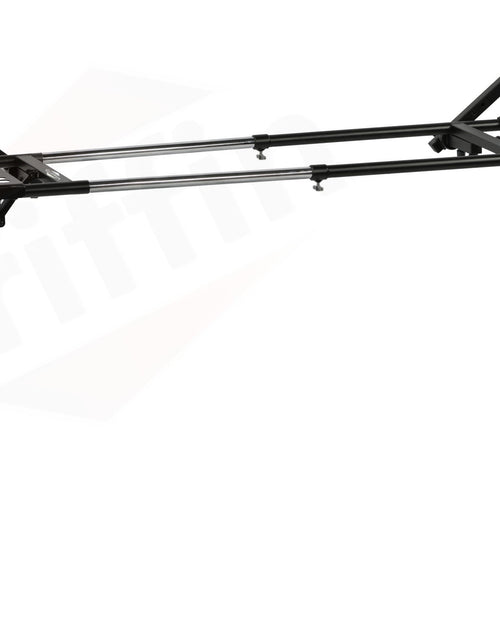 Load image into Gallery viewer, GRIFFIN 2-Tier DJ Coffin Workstation Stand - Double Table Top Keyboard &amp; Laptop Holder - Duel Level Digital Piano Rack Mount Platform for Studio Mixer by GeekStands.com
