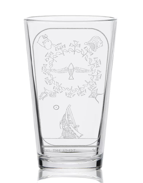 Load image into Gallery viewer, EGYPTIAN TAROT CARD Pint Glasses by LumEngrave
