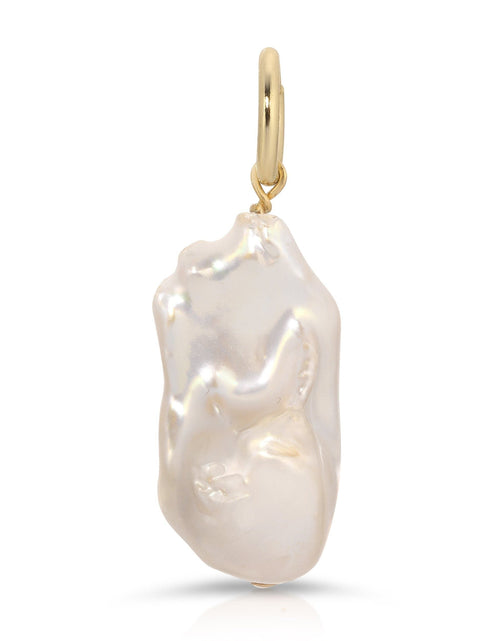 Load image into Gallery viewer, Xl Fresh Water Baroque Pearl Pendant by eklexic jewelry
