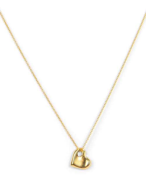 Load image into Gallery viewer, I Love You Classic Gold Earrings &amp; Necklace Set by ETHICGOODS
