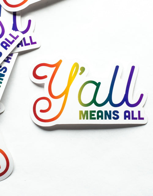 Load image into Gallery viewer, Yall Means All Sticker by Music City Creative
