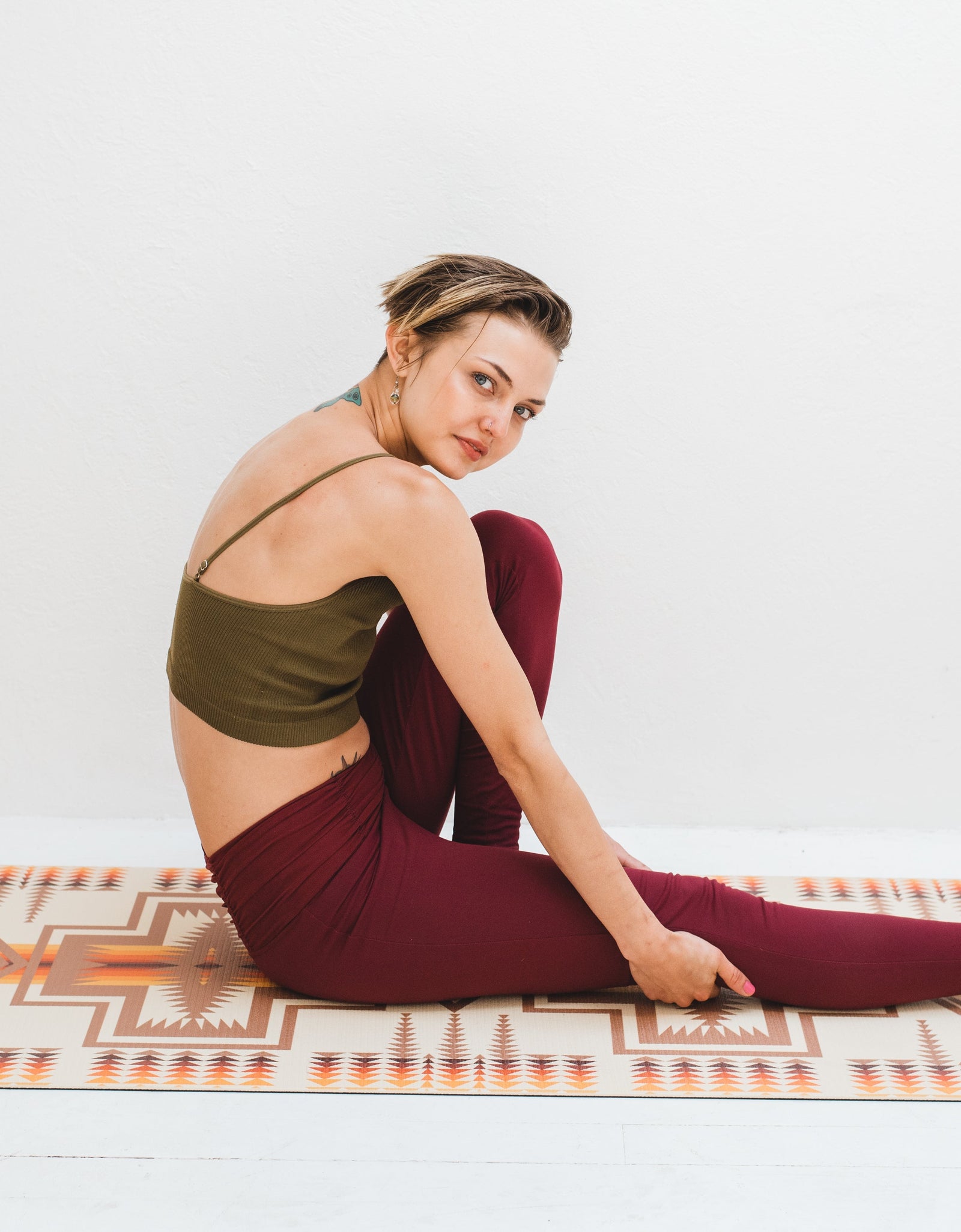Pendleton x Yune Yoga Mat Harding Tan 5mm by Yune Yoga