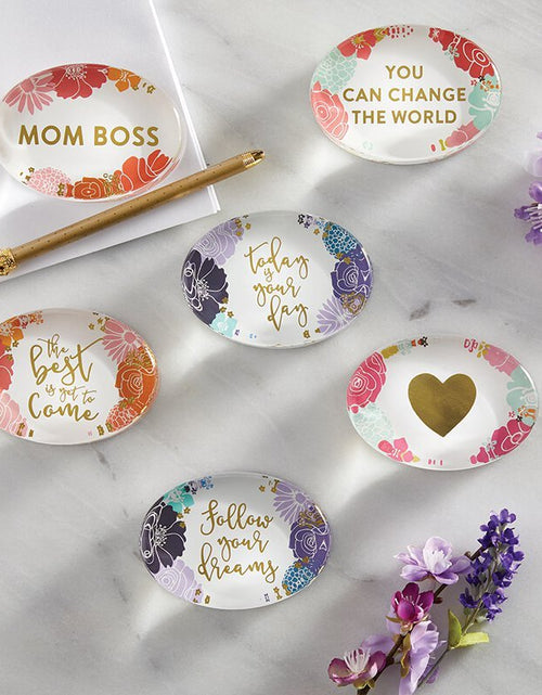 Load image into Gallery viewer, You Can Change The World Glass Paperweight by The Bullish Store
