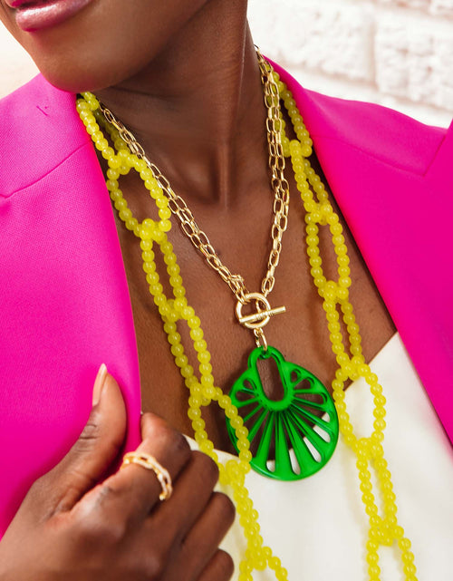 Load image into Gallery viewer, Fannie Pendant Necklace by ZENZII
