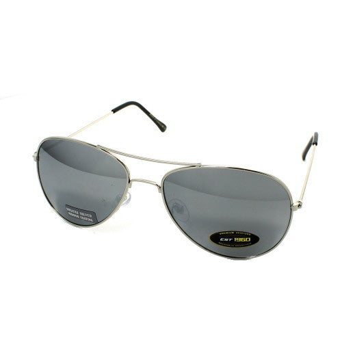 Load image into Gallery viewer, Air Force Aviator Silver Mirror Sunglasses - Mirror Silver
