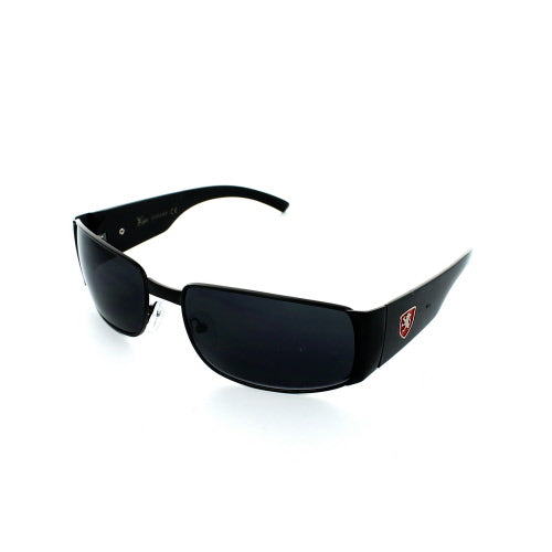 Load image into Gallery viewer, KHAN Sunglasses Wrap 3222 - White - Black
