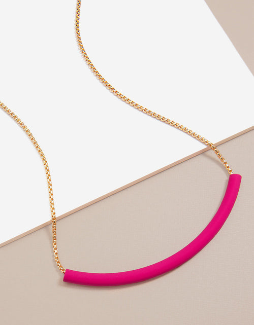 Load image into Gallery viewer, Margarita Bar Necklace by ZENZII

