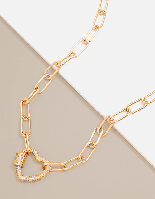 Load image into Gallery viewer, Heart On Fire Necklace by ZENZII
