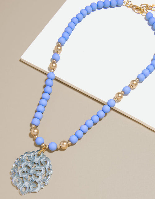 Load image into Gallery viewer, Mia Beaded Collar Necklace by ZENZII
