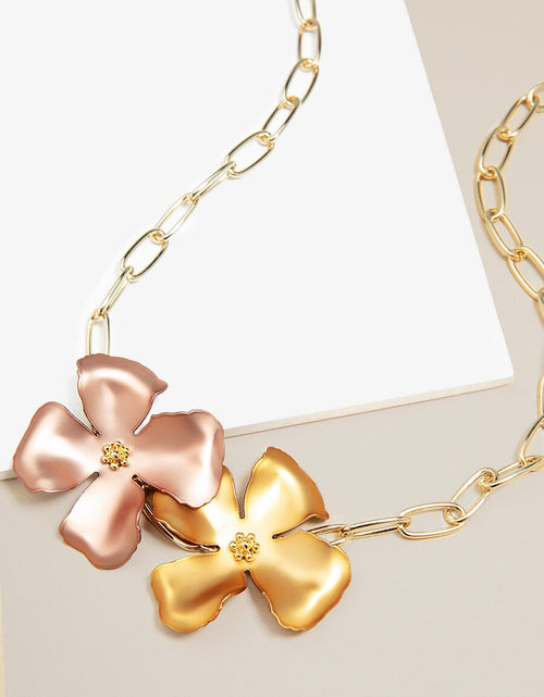 Load image into Gallery viewer, Chroma Metals Chain Collar Necklace by ZENZII
