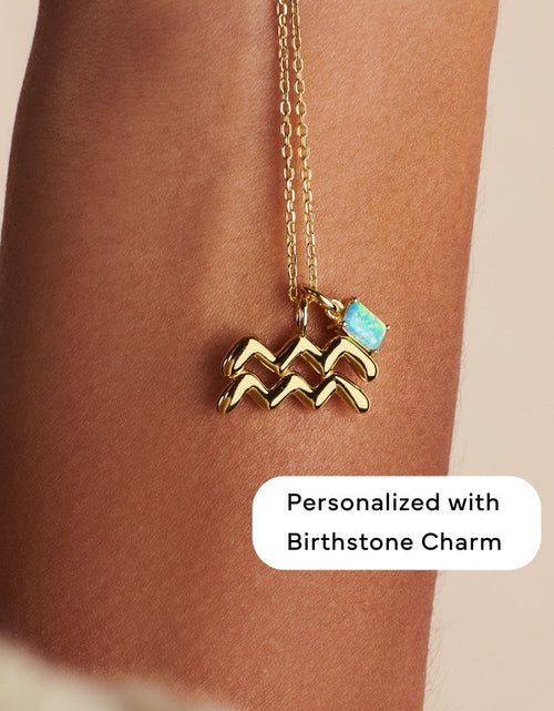 Load image into Gallery viewer, Sagittarius Zodiac Necklace by Little Sky Stone
