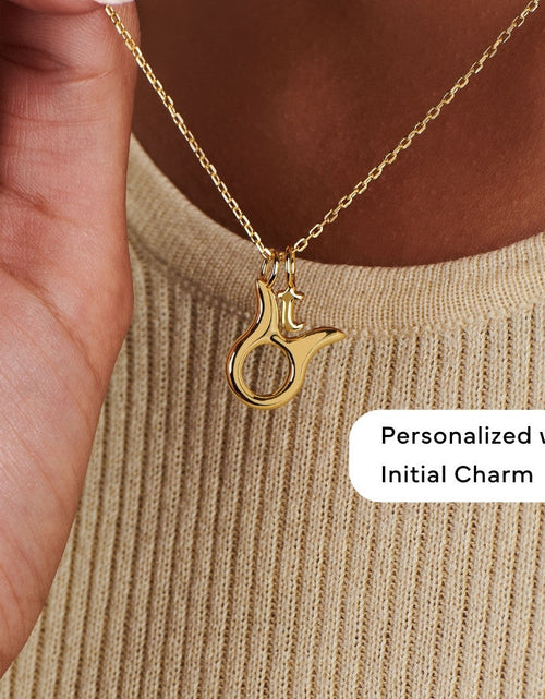 Load image into Gallery viewer, Cancer Zodiac Necklace by Little Sky Stone
