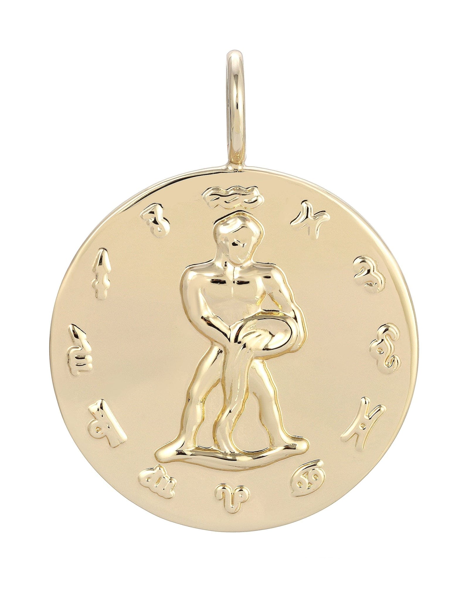 Zodiac Pendant Aquarius by eklexic jewelry