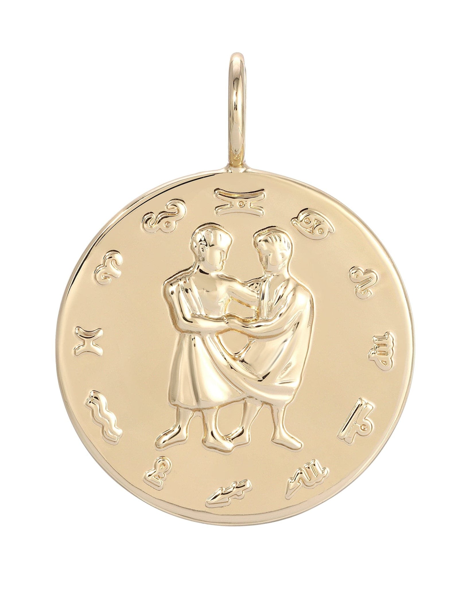 Zodiac Pendant Gemini by eklexic jewelry