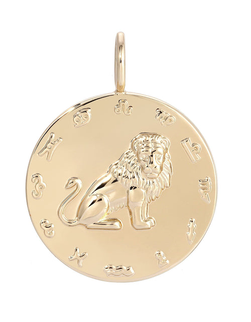 Load image into Gallery viewer, Zodiac Pendant Leo by eklexic jewelry
