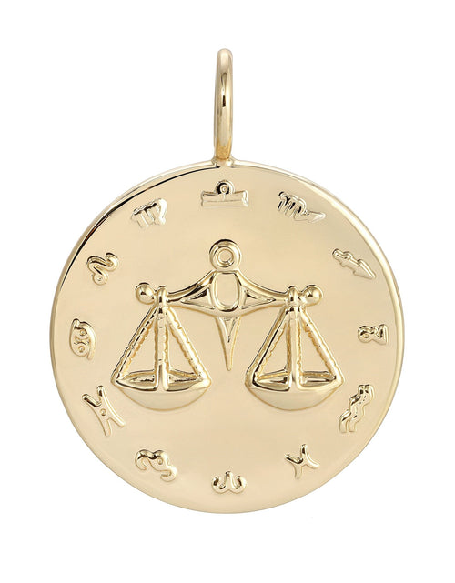 Load image into Gallery viewer, Zodiac Pendant Libra by eklexic jewelry
