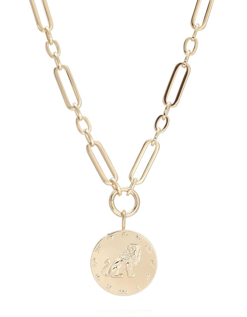 Load image into Gallery viewer, Zodiac Pendant Necklace by eklexic jewelry
