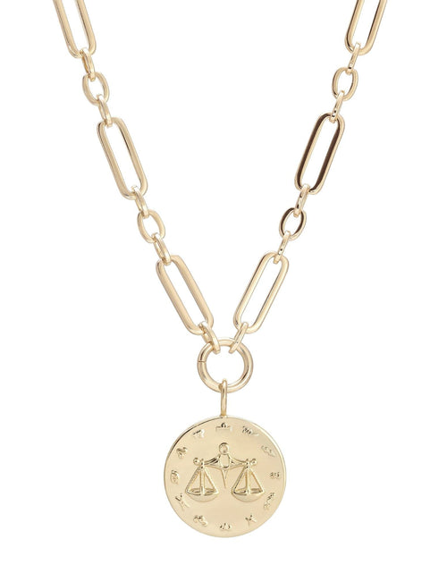 Load image into Gallery viewer, Zodiac Pendant Necklace by eklexic jewelry
