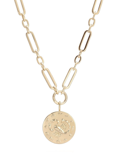 Load image into Gallery viewer, Zodiac Pendant Necklace by eklexic jewelry
