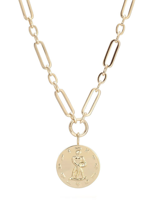 Load image into Gallery viewer, Zodiac Pendant Necklace by eklexic jewelry
