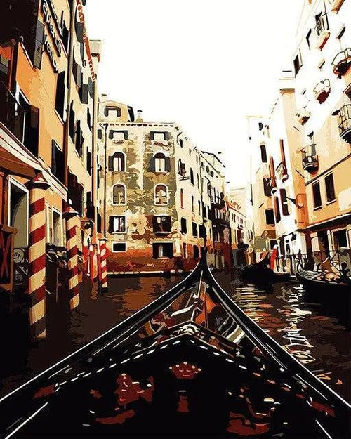 Load image into Gallery viewer, A Boat In Venice by Paint with Number
