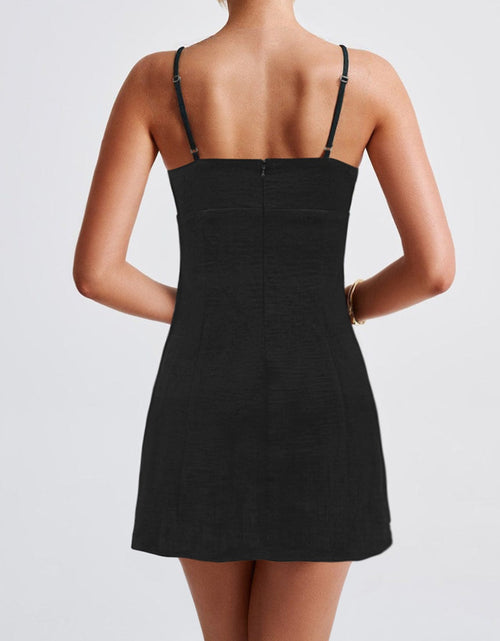 Load image into Gallery viewer, Contrast Mini Cami Dress

