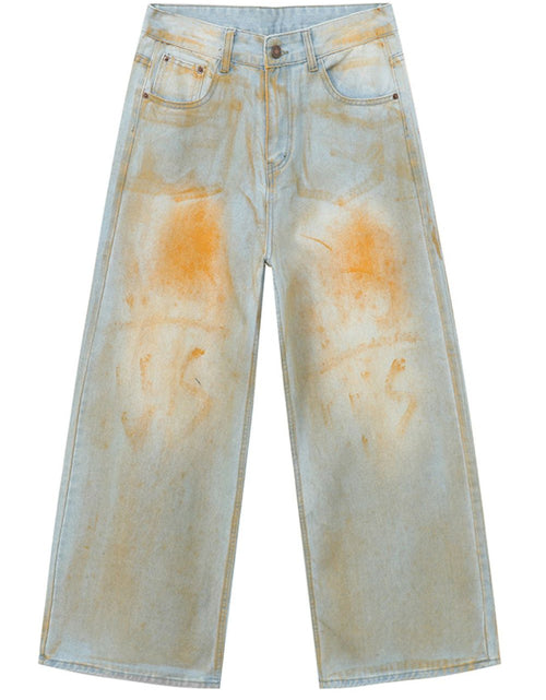 Load image into Gallery viewer, Waste Soil Wide Leg Jeans
