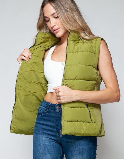 Load image into Gallery viewer, Snobbish Zip Up Turtleneck Vest with Pockets
