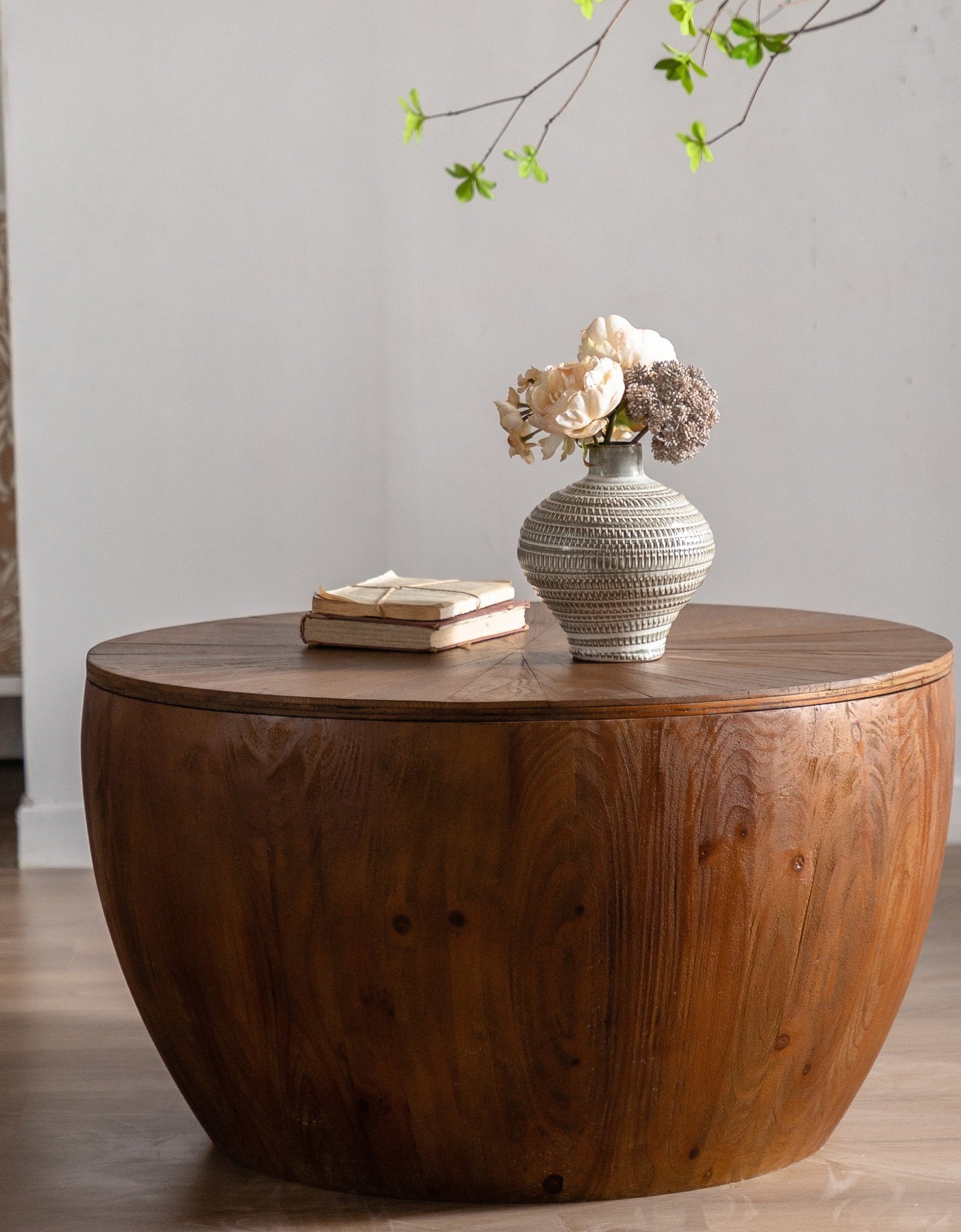 Vintage Style Bucket Shaped Coffee Table by Blak Hom