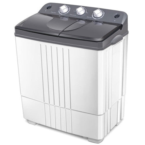 Load image into Gallery viewer, 20 lbs Portable Semi-Automatic Twin-tub Washing Machine
