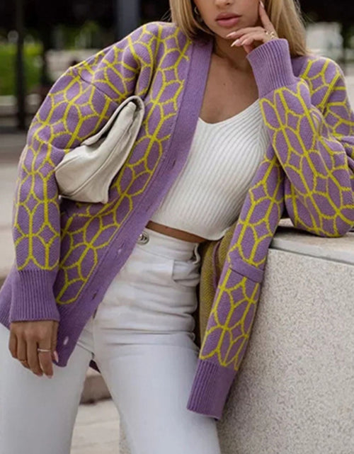 Load image into Gallery viewer, Button Up Long Sleeve Cardigan
