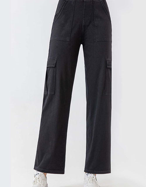 Load image into Gallery viewer, Buttoned Pocketed Long Jeans
