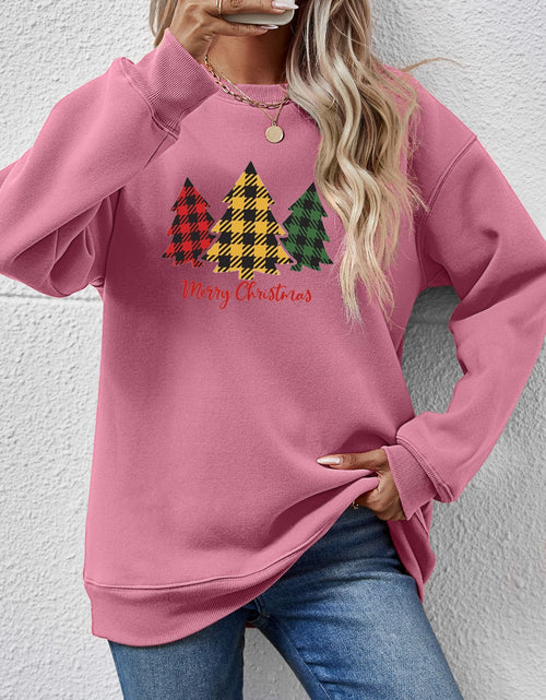 Load image into Gallery viewer, MERRY CHRISTMAS Dropped Shoulder Sweatshirt
