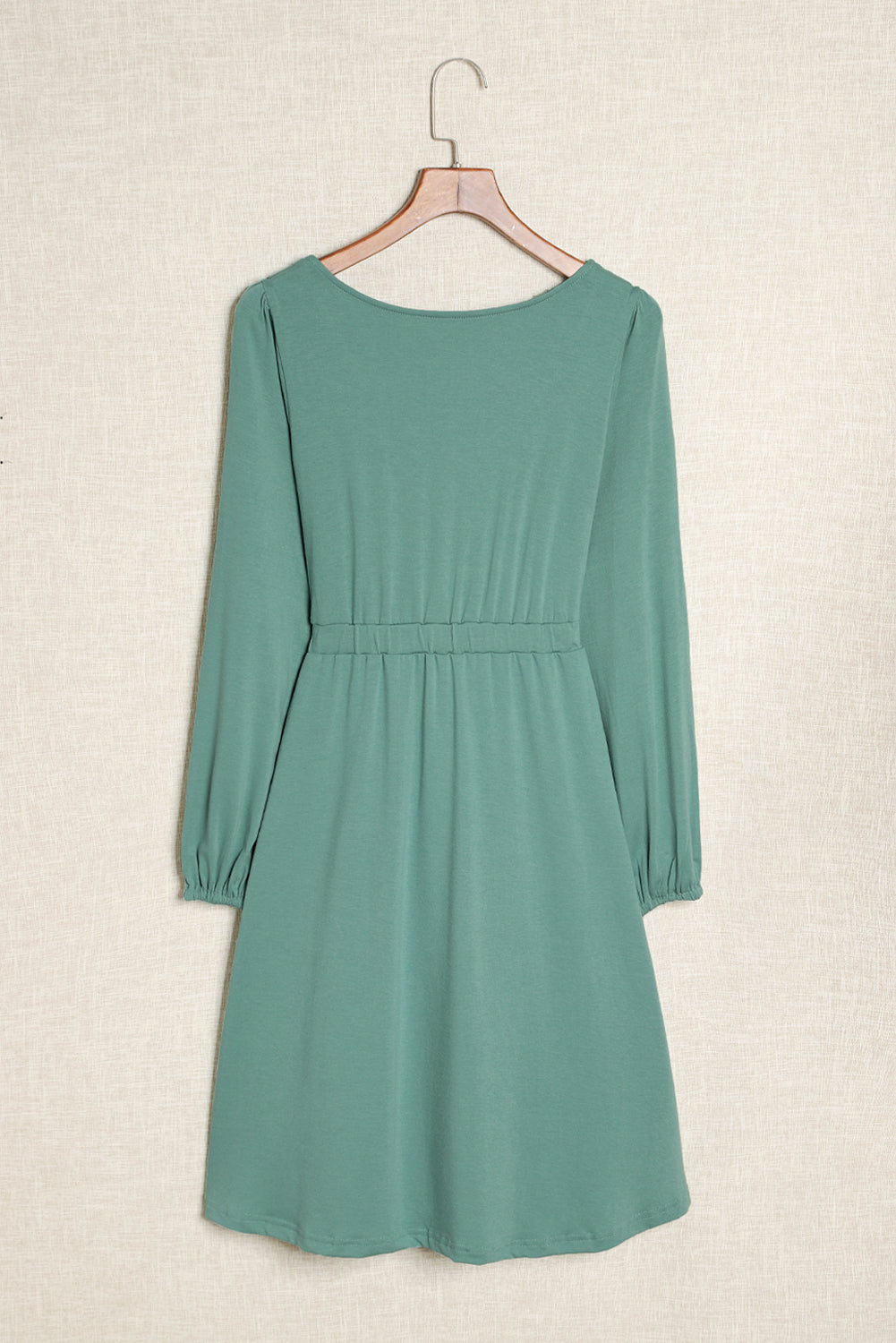 Julianna Button Up High Waist Long Sleeve Dress by Poppy Lee Lane