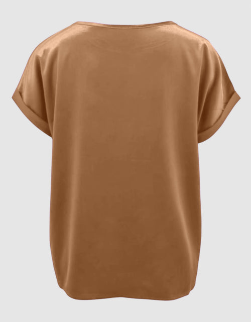 Load image into Gallery viewer, Round Neck Short Sleeve T-Shirt
