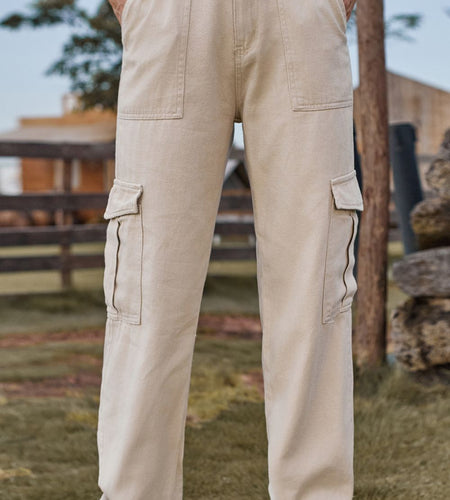 Long Jeans with Pocket