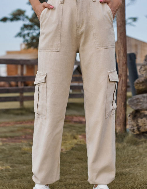 Load image into Gallery viewer, Long Jeans with Pocket
