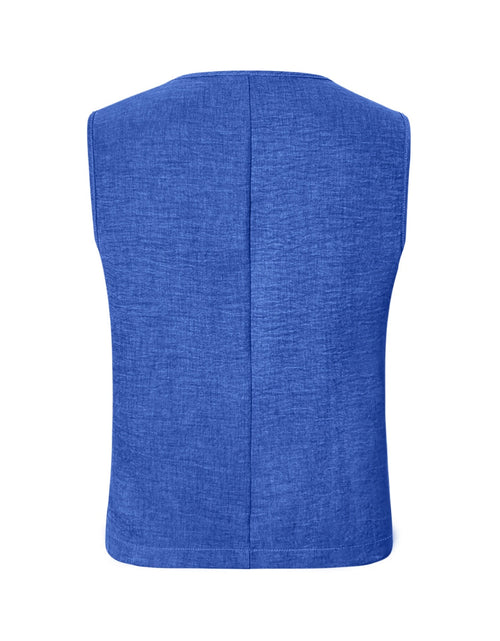 Load image into Gallery viewer, V-Neck Button Up Vest Coat
