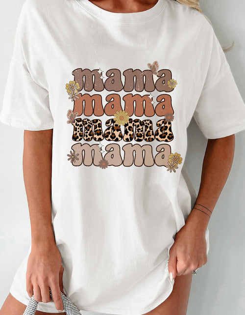 Load image into Gallery viewer, MAMA Round Neck Half Sleeve T-Shirt
