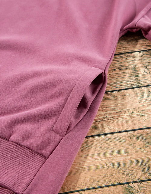 Load image into Gallery viewer, Round Neck Long Sleeve Sweatshirt
