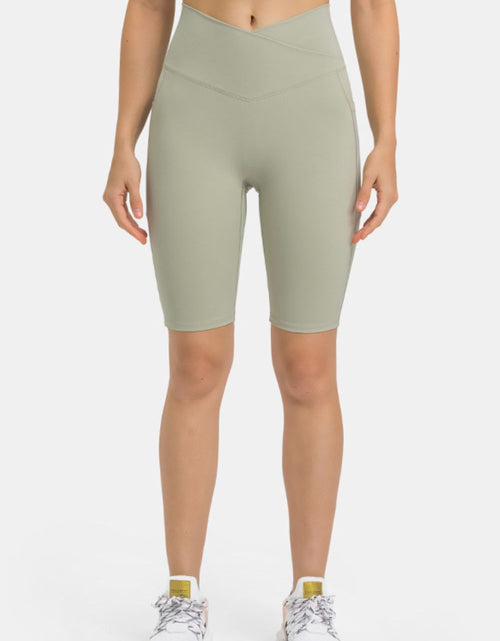 Load image into Gallery viewer, Millennia High Waist Biker Shorts with Pockets
