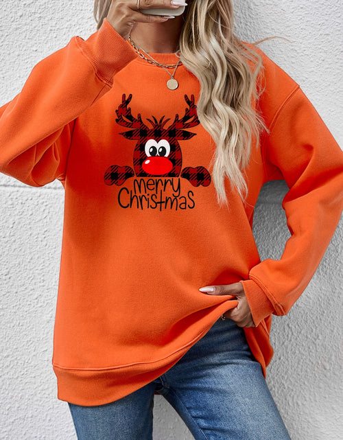 Load image into Gallery viewer, MERRY CHRISTMAS Graphic Sweatshirt
