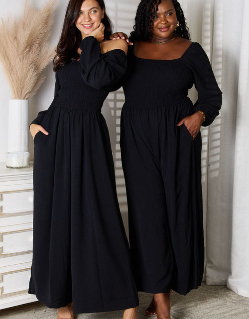 Load image into Gallery viewer, Double Take Square Neck Jumpsuit with Pockets
