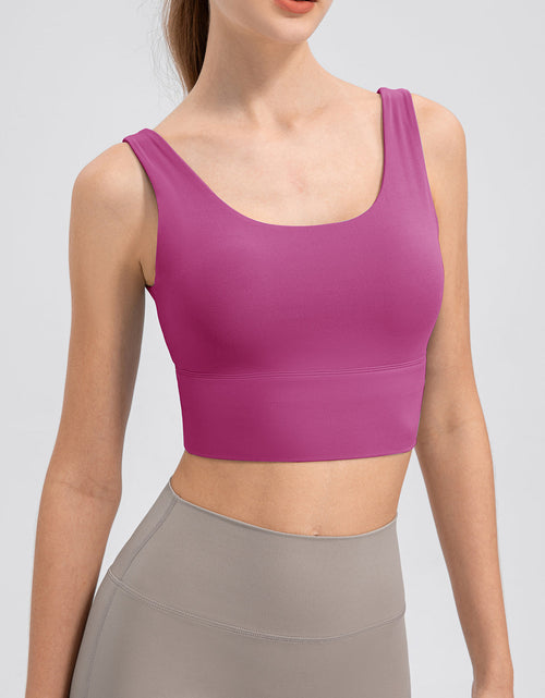 Load image into Gallery viewer, Scoop Neck Wide Strap Active Tank
