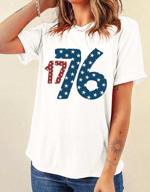 Load image into Gallery viewer, 1776 Round Neck Short Sleeve T-Shirt
