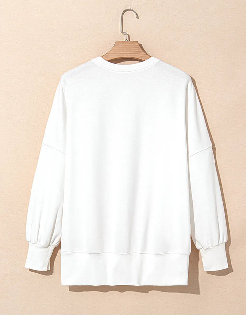 Load image into Gallery viewer, Bow Round Neck Long Sleeve Sweatshirt
